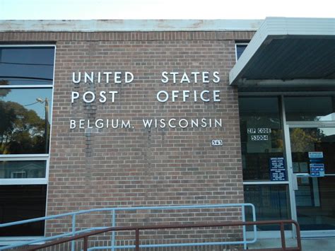 belgium wi post office